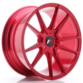 Cerchi in lega Japan Racing JR21 18x8,5 ET30-40 Blank Platinum Red