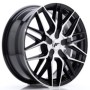 Cerchi Japan Racing JR28 17x7 ET35-45 BLANK Gloss Black Machined Face