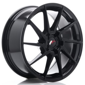 Cerchi Japan Racing JR36 18x8 ET20-52 5H BLANK Gloss Black