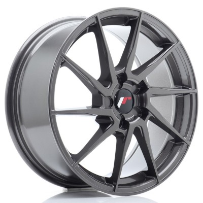 Cerchi Japan Racing JR36 18x8 ET20-52 5H BLANK Hyper Gray