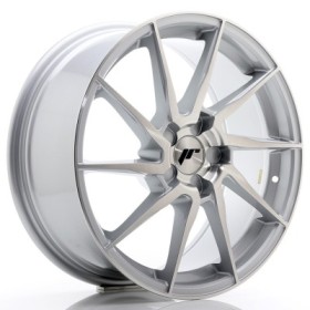 Cerchi in lega Japan Racing JR36 18x8 ET20-52 5H BLANK Silver Brushed Face