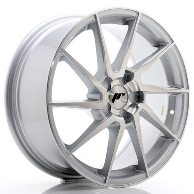 Cerchi in lega Japan Racing JR36 18x8 ET20-52 5H BLANK Silver Brushed Face
