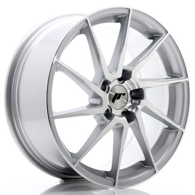 Cerchi in lega Japan Racing JR36 18x8 ET45 5x112 Silver Brushed Face