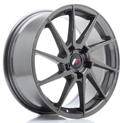 Cerchi Japan Racing JR36 18x8 ET45 5x114,3 Hyper Gray