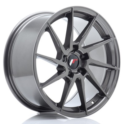 Cerchi in lega Japan Racing JR36 18x9 ET35 5x120 Hyper Gray