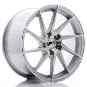 Cerchi Japan Racing JR36 18x9 ET35 5x120 Silver Brushed Face