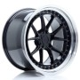 Cerchi in lega Japan Racing JR39 19x11 ET0-25 5H BLANK Gloss Black w- Machined Lip