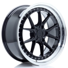 Cerchi Japan Racing JR39 19x8,5 ET15-35 5H BLANK Gloss Black w- Machined Lip