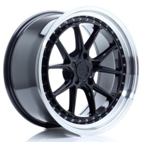 Cerchi in lega Japan Racing JR39 19x9,5 ET15-35 5H BLANK Gloss Black w- Machined Lip