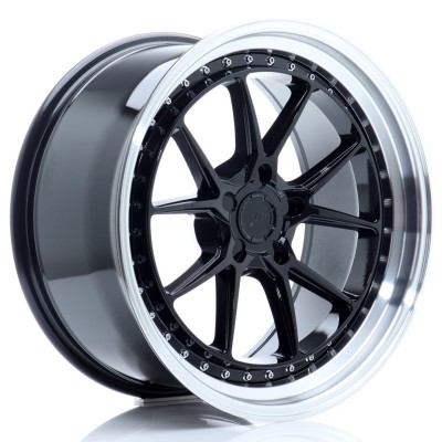 Cerchi in lega Japan Racing JR39 19x9,5 ET15-35 5H BLANK Gloss Black w- Machined Lip