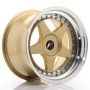Cerchi in lega Japan Racing JR6 17x10 ET20 BLANK Gold w- Machined Lip