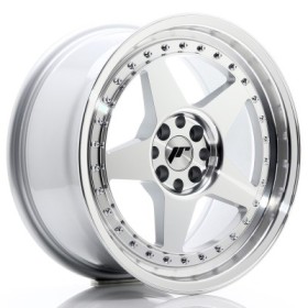 Cerchi in lega Japan Racing JR6 17x8 ET25 5x114-120 Silver Machined Face
