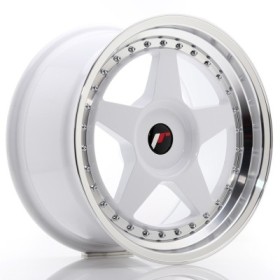 Cerchi Japan Racing JR6 17x9 ET20-35 BLANK White w-Machined Lip