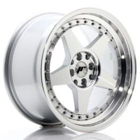 Cerchi in lega Japan Racing JR6 17x9 ET25 5x114-120 Silver Machined Face