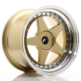 Cerchi Japan Racing JR6 18x10,5 ET0-25 BLANK Gold w-Machined Lip