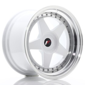 Cerchi Japan Racing JR6 18x10,5 ET0-25 BLANK White w-Machined Lip
