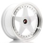 Cerchi in lega Japan Racing JR6 18x8,5 ET20-40 BLANK White w-Machined Lip