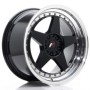 Cerchi in lega Japan Racing JR6 18x9,5 ET22 5x114,3-120 Glossy Black w-Machined Lip
