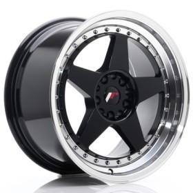Cerchi in lega Japan Racing JR6 18x9,5 ET22 5x114,3-120 Glossy Black w-Machined Lip