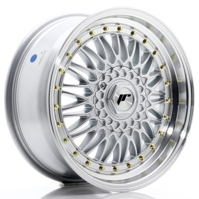 Cerchi in lega Japan Racing JR9 17x7,5 ET20 4x100-108 Silver w- Machined Lip BLANK