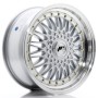 Cerchi Japan Racing JR9 17x7,5 ET35 4x100-114 Silver w- Machined Lip