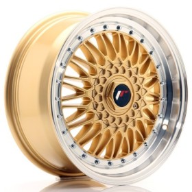 Cerchi Japan Racing JR9 17x7,5 ET35 5x100-114 Gold w- Machined Lip