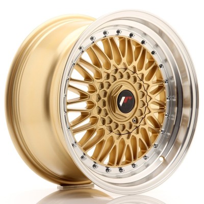 Cerchi in lega Japan Racing JR9 17x8,5 ET20 5x112-120 Gold w- Machined Lip