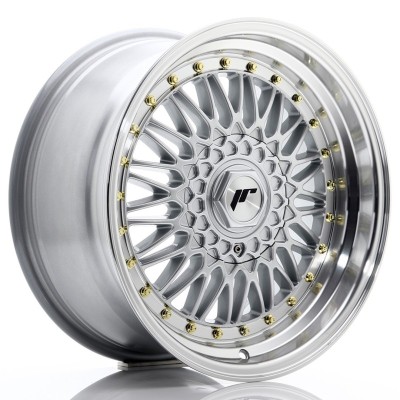 Cerchi Japan Racing JR9 17x8,5 ET35 4x100-108 Silver w- Machined Lip