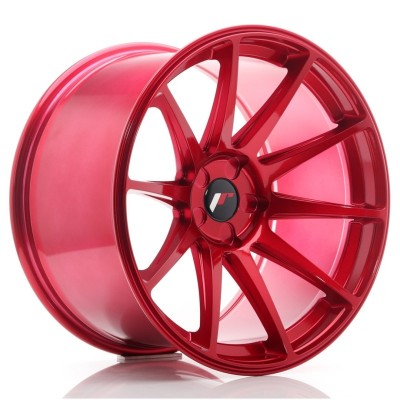 Cerchi Japan Racing JR11 19x11 ET25 5H Blank Platinum Red