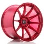 Cerchi in lega Japan Racing JR11 19x11 ET25 5H Blank Platinum Red