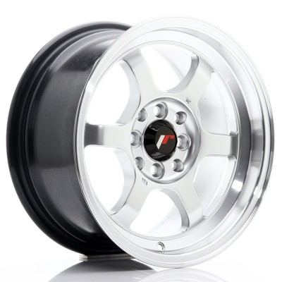 Cerchi in lega Japan Racing JR12 15x7,5 ET26 4x100-108 Hyper Silver BLANK