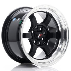 Cerchi in lega Japan Racing JR12 15x8,5 ET13 4x100-114 Gloss Black BLANK