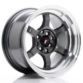 Cerchi in lega Japan Racing JR12 15x8,5 ET13 4x100-114 Gun Metal BLANK