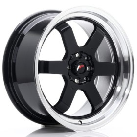 Cerchi in lega Japan Racing JR12 17x8 ET35 5x112-120 Gloss Black BLANK