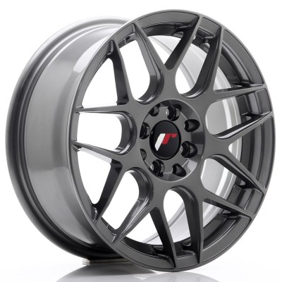 Cerchi in lega Japan Racing JR18 16x7 ET35 4x100-114,3 Gun Metal