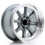 Cerchi in lega Japan Racing JR19 14x7 ET0 4x100-114 Gun Metal w- Machined Lip BLANK