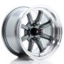 Cerchi in lega Japan Racing JR19 14x8 ET-13 4x100 Gun Metal w- Machined Lip