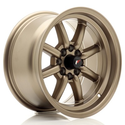 Cerchi in lega Japan Racing JR19 15x8 ET0 4x100-108 Matt Bronze BLANK