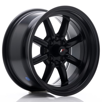 Cerchi in lega Japan Racing JR19 15x8 ET0 4x100-114 Matt Black BLANK