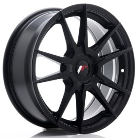 Cerchi in lega Japan Racing JR21 17x7 ET25-40 Blank Matt Black