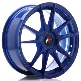 Cerchi Japan Racing JR21 17x7 ET25-40 Blank Platinium Blue