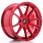 Cerchi in lega Japan Racing JR21 17x8 ET35 Blank Platinium Red