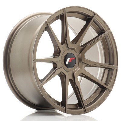 Cerchi in lega Japan Racing JR21 17x9 ET25-35 Blank Matt Bronze