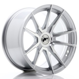 Cerchi Japan Racing JR21 17x9 ET25-35 Blank Silver Machined