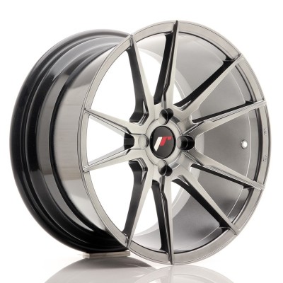 Cerchi in lega Japan Racing JR21 18x9,5 ET30-40 4H BLANK Hyper Black