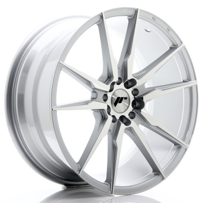 Cerchi in lega Japan Racing JR21 19x8,5 ET35 5x100-120 Silver Machined Face