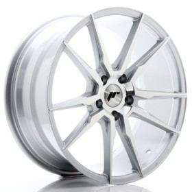 Cerchi Japan Racing JR21 19x8,5 ET40 5x114,3 Silver Machined Face
