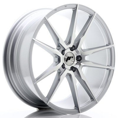 Cerchi in lega Japan Racing JR21 20x8,5 ET35 5x120 Silver Machined Face