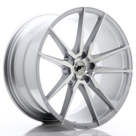 Cerchi in lega Japan Racing JR21 21x11 ET15-55 5H BLANK Silver Machined Face