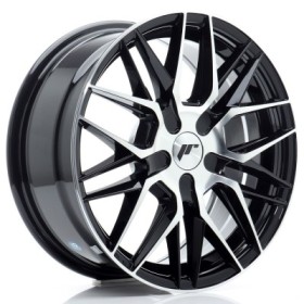 Cerchi Japan Racing JR28 16x7 ET20-40 BLANK Gloss Black Machined Face